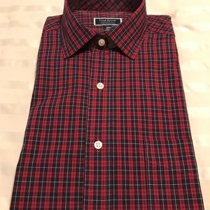 Club Room Plaid Dress Shirt